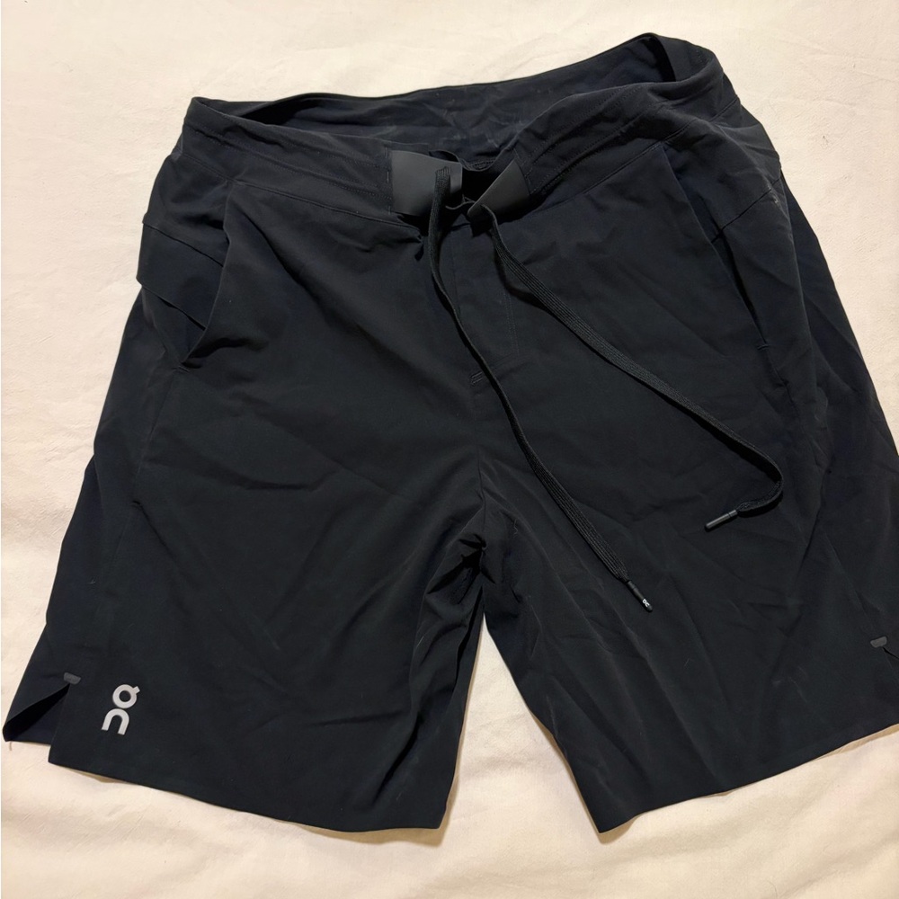 On Running Men's Charcoal Athletic Shorts
